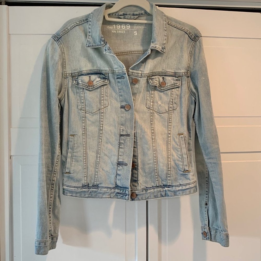 Gap Vintage Wash Oversized Denim Jacket
